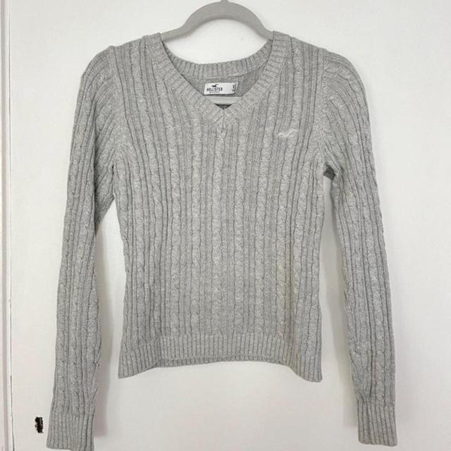 Hollister Co. Women's Jumper - Grey - 6 on Productcaster.