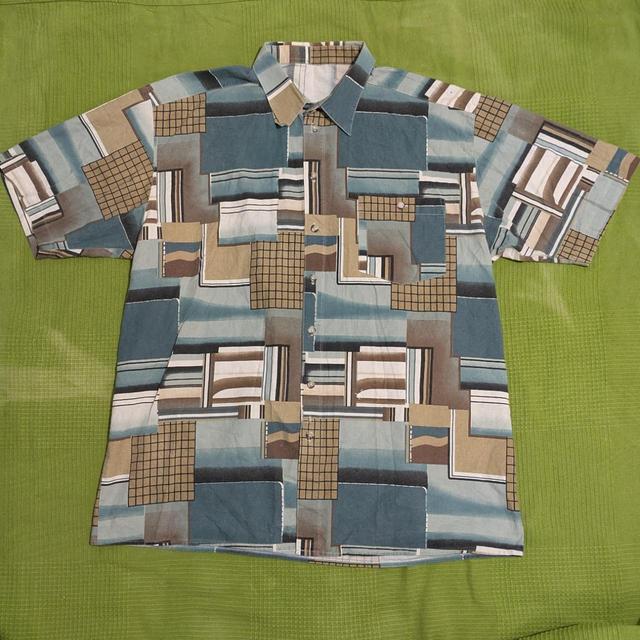 Vintage Men's Shirt - Multi/Blue - L on Productcaster.