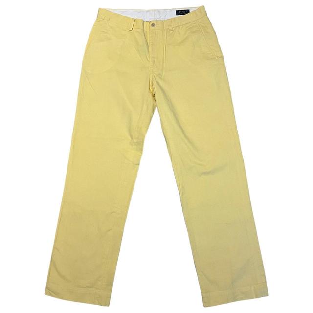 Polo Ralph Lauren Men's High waisted Chino Trousers - Yellow - 32" on Productcaster.