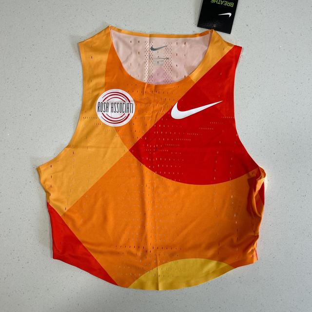 Nike Women's Crop top - Multi/Orange - S on Productcaster.