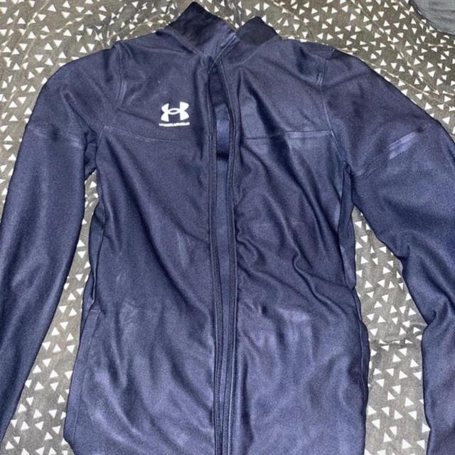 Under Armour Kids' Windbreaker Jacket - Navy - 13 years on Productcaster.