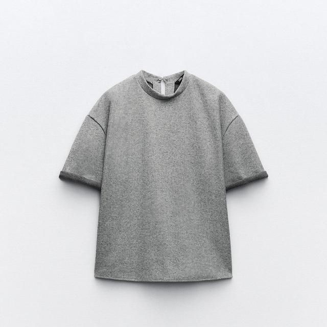 Zara Women's Sweatshirt - Grey - 10 on Productcaster.