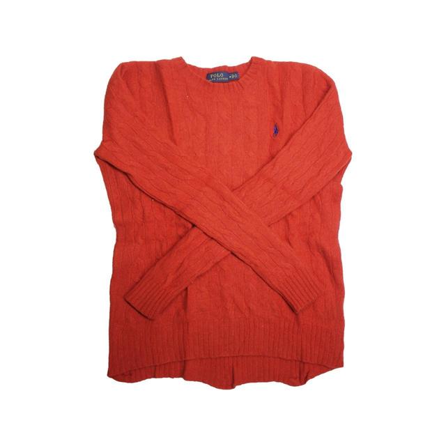 Polo Ralph Lauren Women's Cardigan - Red/Orange - M on Productcaster.