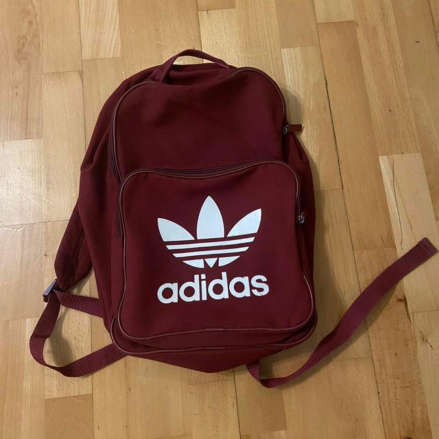 Adidas Women's Backpacks - Burgundy on Productcaster.