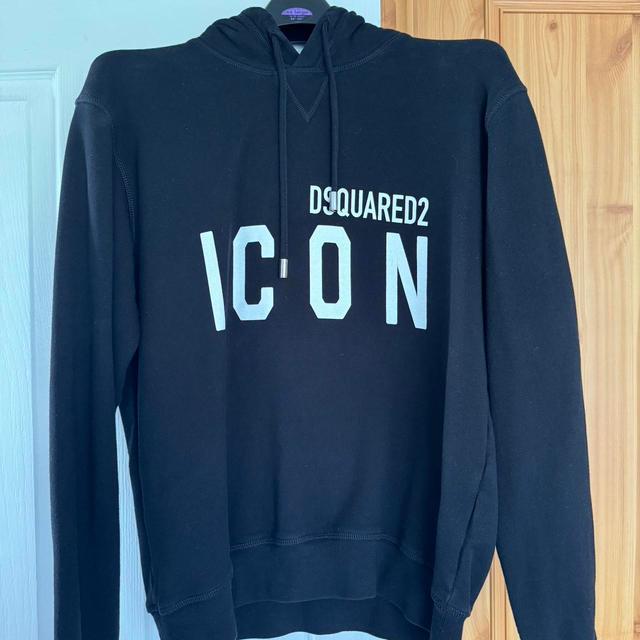 Dsquared2 Men's Hoodie - Black - L on Productcaster.