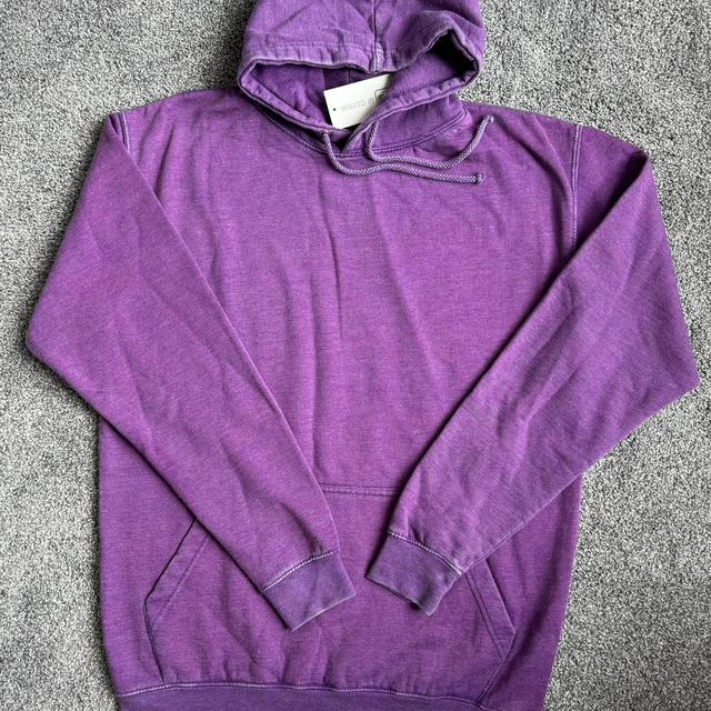 Men's Hoodie - Purple - M on Productcaster.