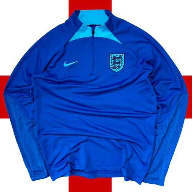 Nike Men's Sweatshirt - Blue - M on Productcaster.