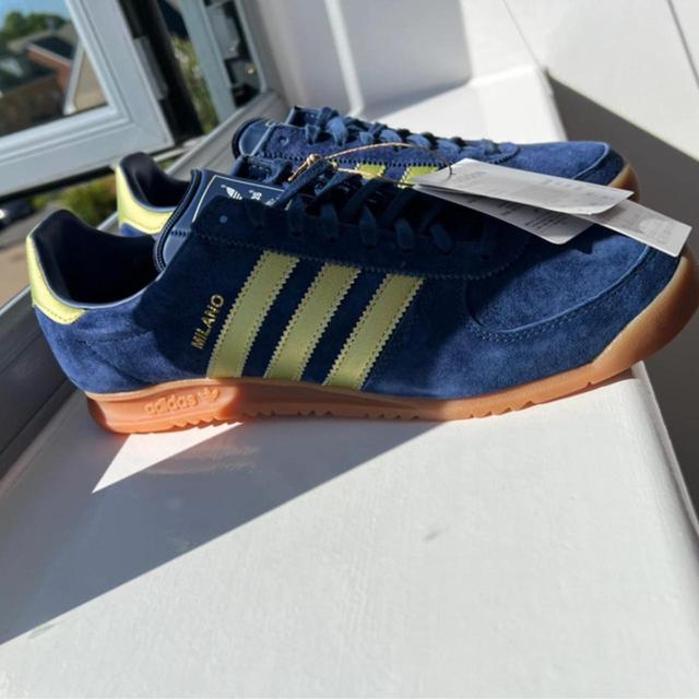 Adidas Men's Trainers - Blue/Multi - UK 8.5 on Productcaster.