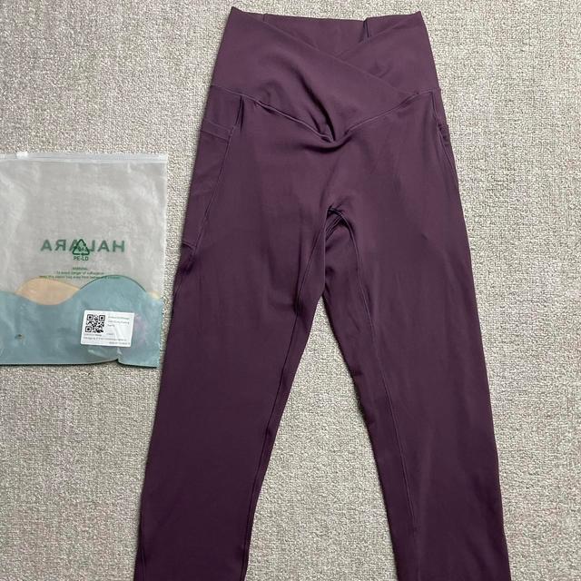 Halara Women's Leggings - Purple/Burgundy - XS on Productcaster.