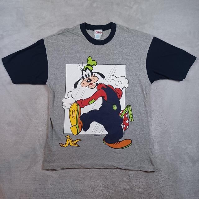 Disney Men's T-shirt - Grey - L on Productcaster.