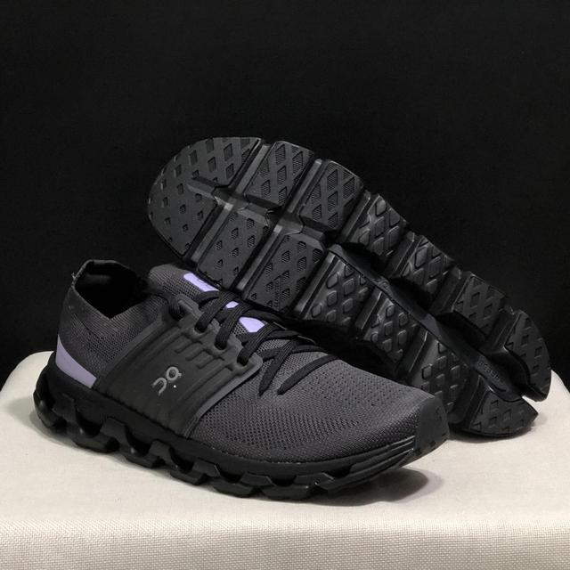 On Running Men's Trainers - Black/Purple - UK 8 on Productcaster.