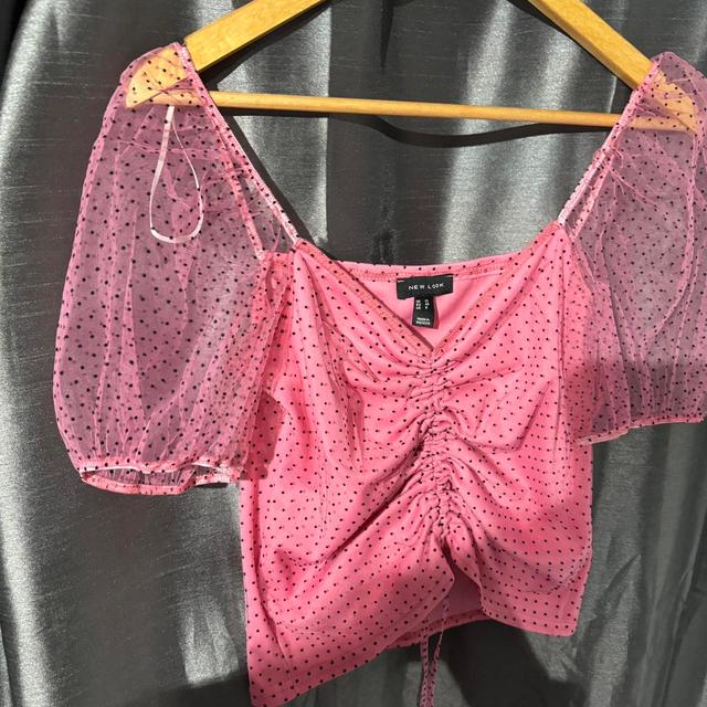 New Look Women's Crop top - Pink - 12 on Productcaster.