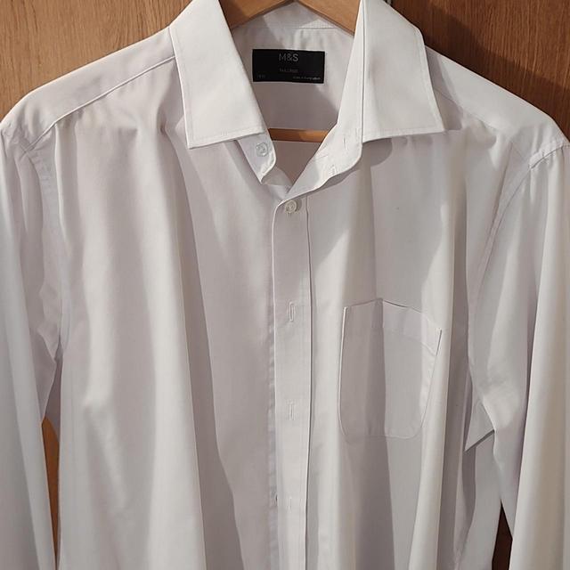 M&S Collection Men's Shirt - White on Productcaster.