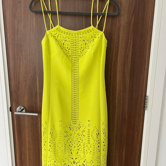 Karen Millen Women's Dress - Yellow - 8 on Productcaster.