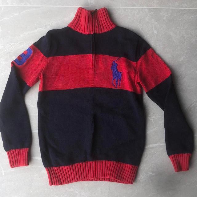 Polo Ralph Lauren Kids Jumper - Red/Navy on Productcaster.