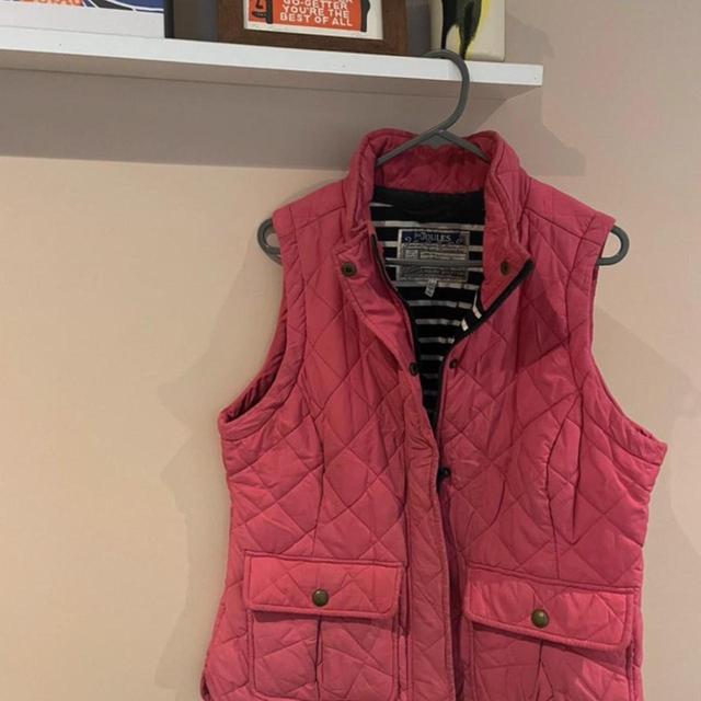 Joules Women's Gilet - Pink - UK 14 on Productcaster.