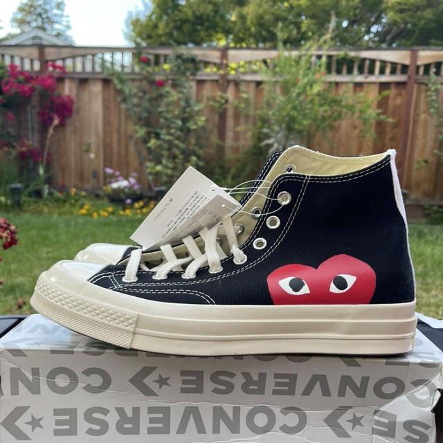 Converse Men's Trainers - Black/Navy - UK 8 on Productcaster.