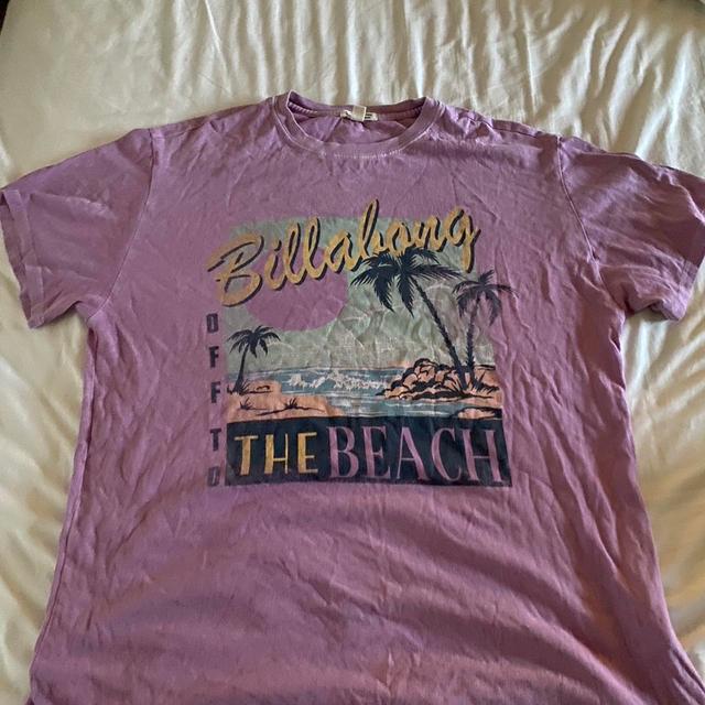 Billabong Women's T-shirt - Multi/Purple - XS on Productcaster.