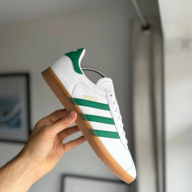 Adidas Originals Men's Trainers - Green/White - UK 7.5 on Productcaster.