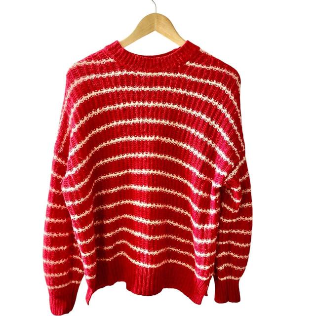 AllSaints Women's Jumper - Red/Multi - 6 on Productcaster.