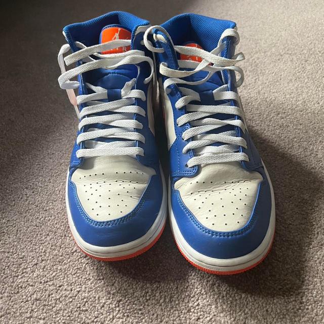 Jordan Men's Trainers - Blue/Orange - UK 8 on Productcaster.