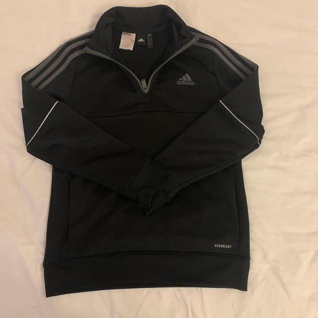 Adidas Men's Jumper - Black/Grey - S on Productcaster.