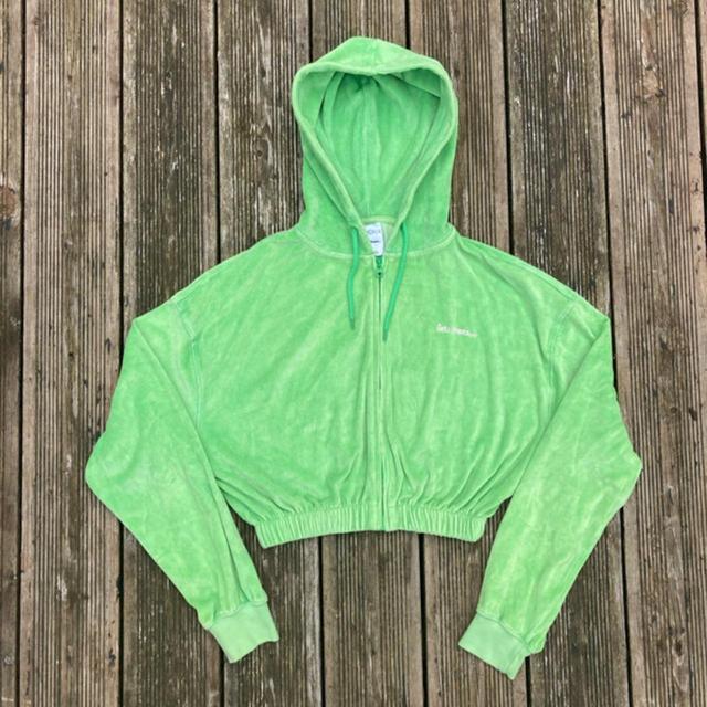 Urban Outfitters Women's Hoodie - Green - 8 on Productcaster.