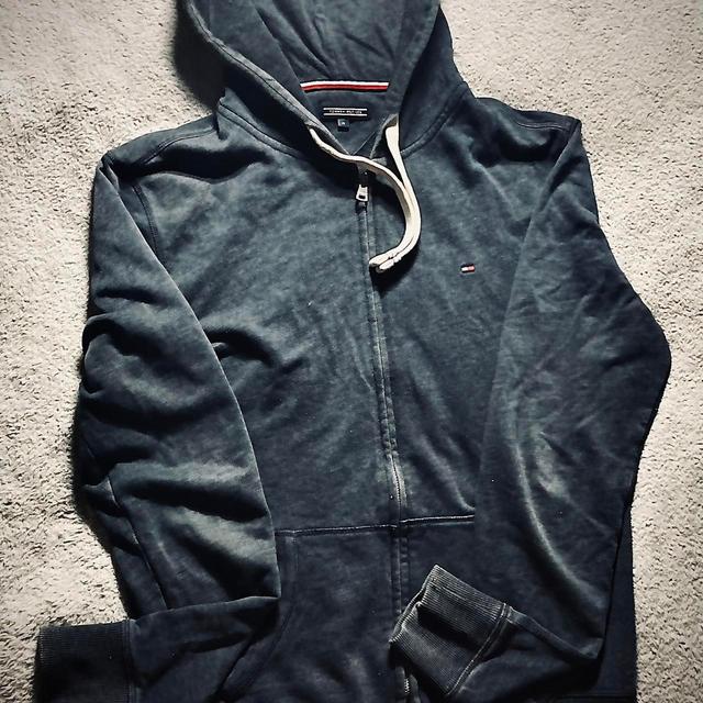 Tommy Hilfiger Men's Hoodie - Navy/Blue - M on Productcaster.