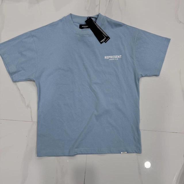 Represent Men's T-shirt - Blue - S on Productcaster.