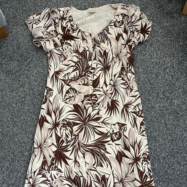 Women's Dress - Brown/Multi - 14 on Productcaster.