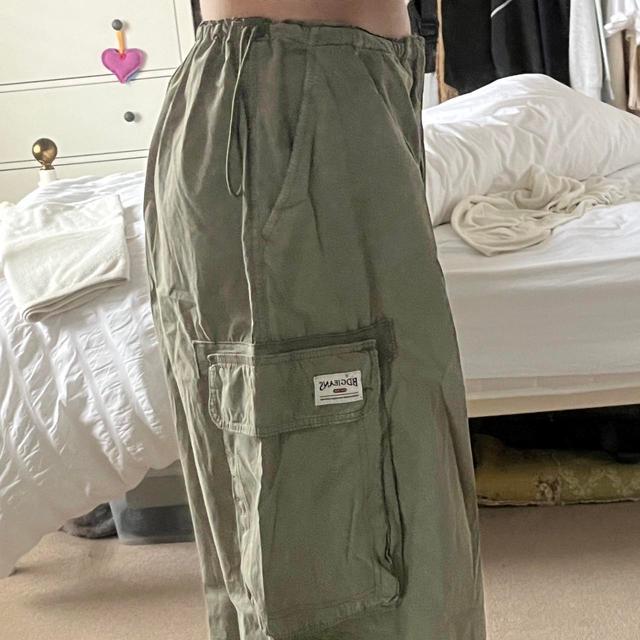 BDG Women's Cargo Trousers - Khaki/Green - S on Productcaster.