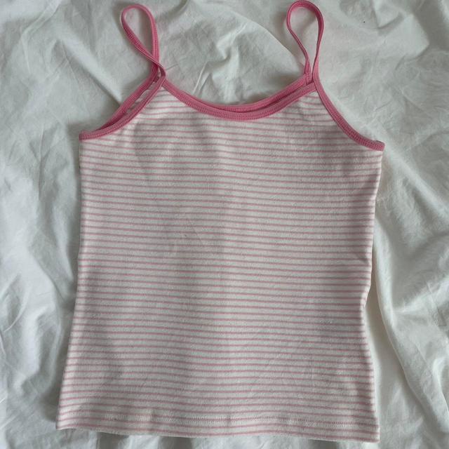 Women's Vest - Pink/White - 6 on Productcaster.