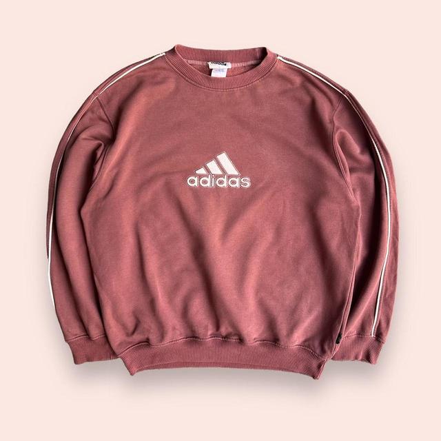 Adidas Men's Sweatshirt - Brown - L on Productcaster.