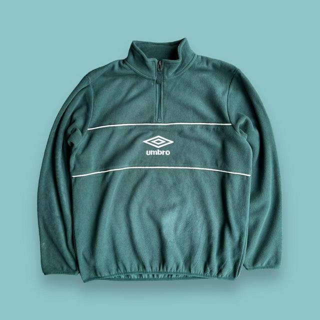 Umbro Men's Sweatshirt - Green - L on Productcaster.