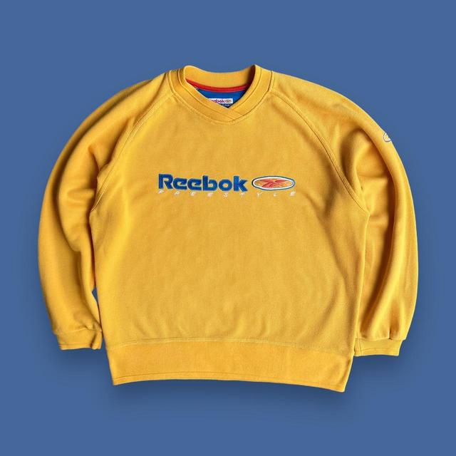 Reebok Men's Sweatshirt - Yellow - M on Productcaster.