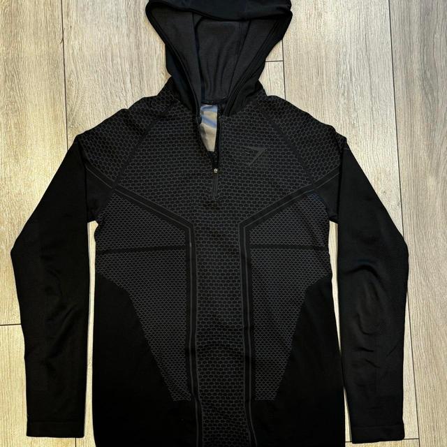 Gymshark Men's Hoodie - Black - S on Productcaster.