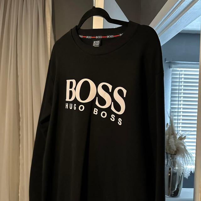 BOSS Men's Jumper - Black - L on Productcaster.