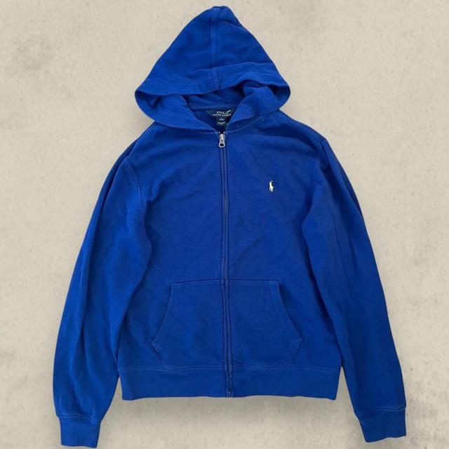 Ralph Lauren Men's Hoodie - Blue/Yellow - L on Productcaster.