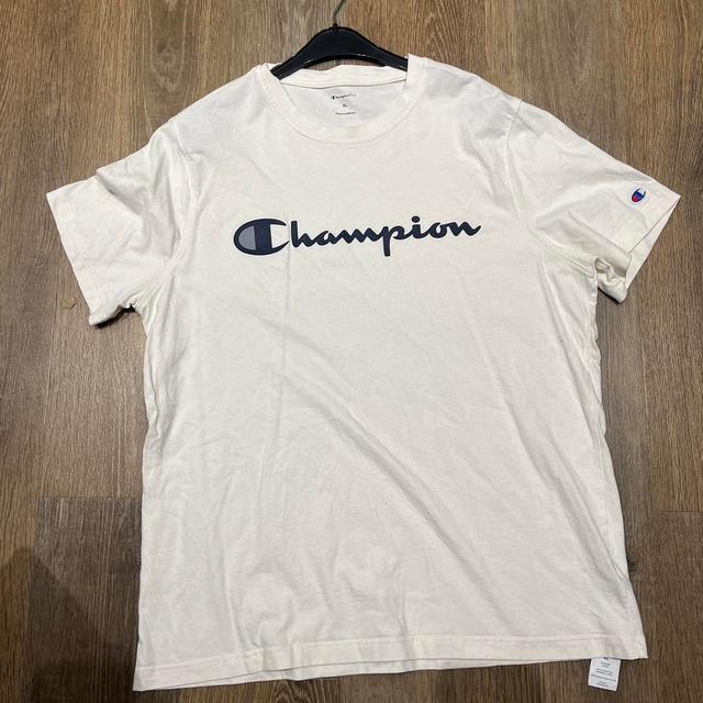 Champion Men's T-shirt - White - XL on Productcaster.