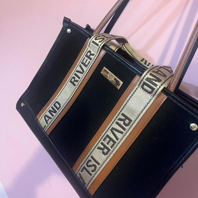 River Island Women's Tote bags - Black/Tan on Productcaster.