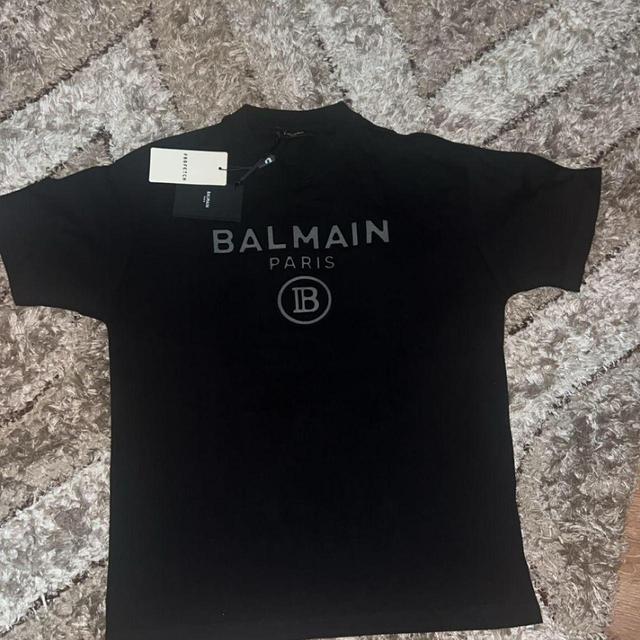 Balmain Men's T-shirt - Black - S on Productcaster.