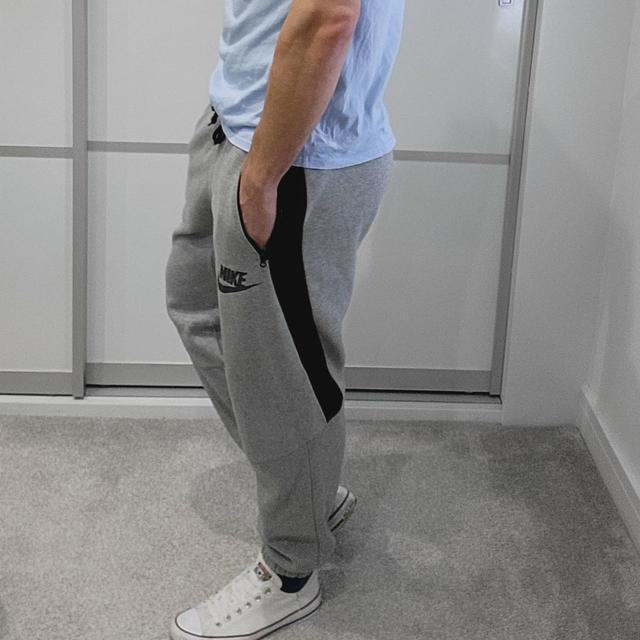 Adidas Men's Sweatpants - Grey/Black - M on Productcaster.