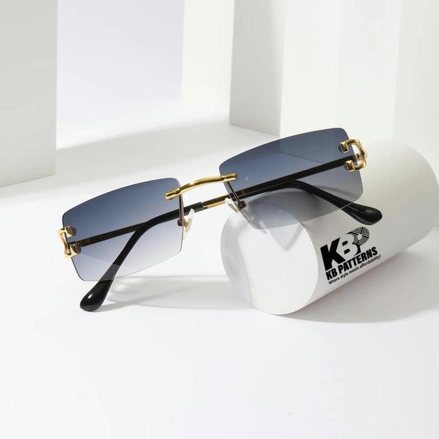 Men's Sunglasses - Navy on Productcaster.