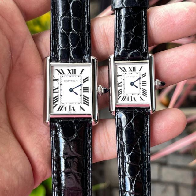 Cartier Women's Watch - Black/Silver on Productcaster.