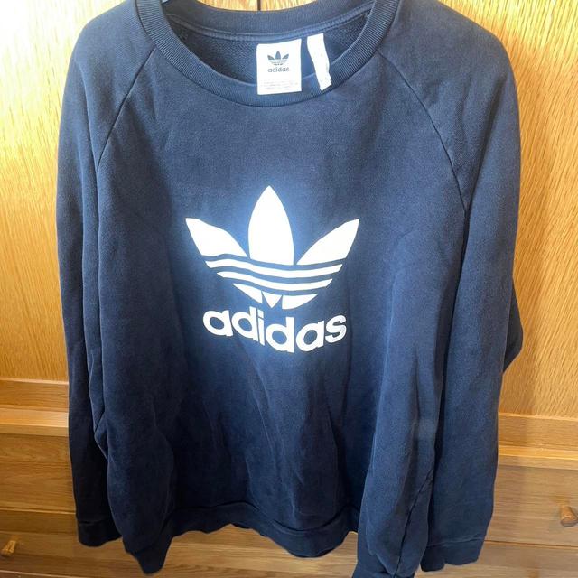 Adidas Originals Men's Sweatshirt - Navy - XXL on Productcaster.