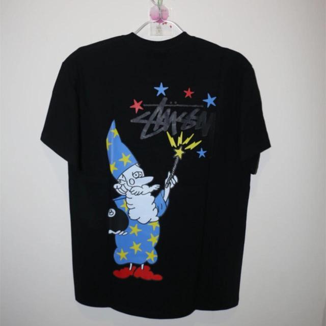 Stüssy Men's T-shirt - Black/Multi - XL on Productcaster.