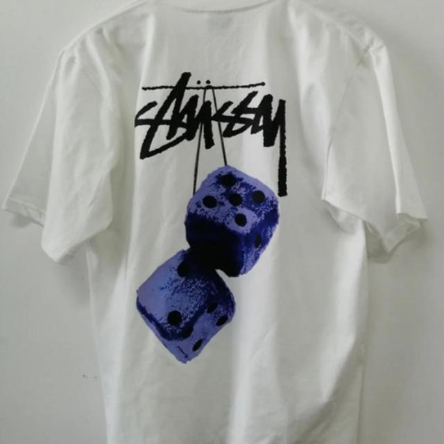 Stüssy Men's T-shirt - White - L on Productcaster.