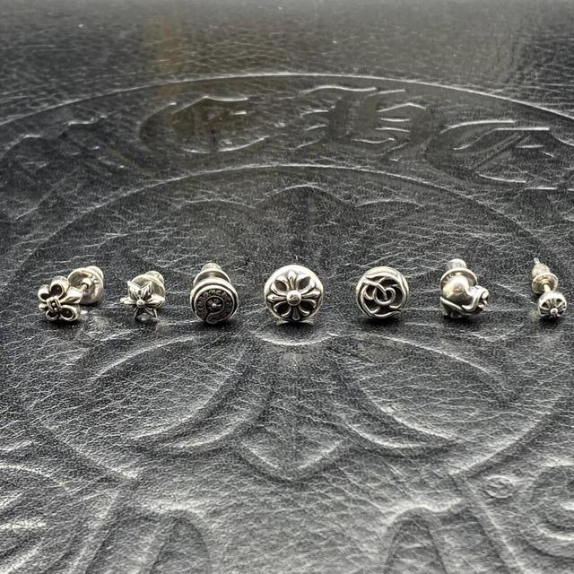 Chrome Hearts Men's Earrings - Grey/Silver on Productcaster.