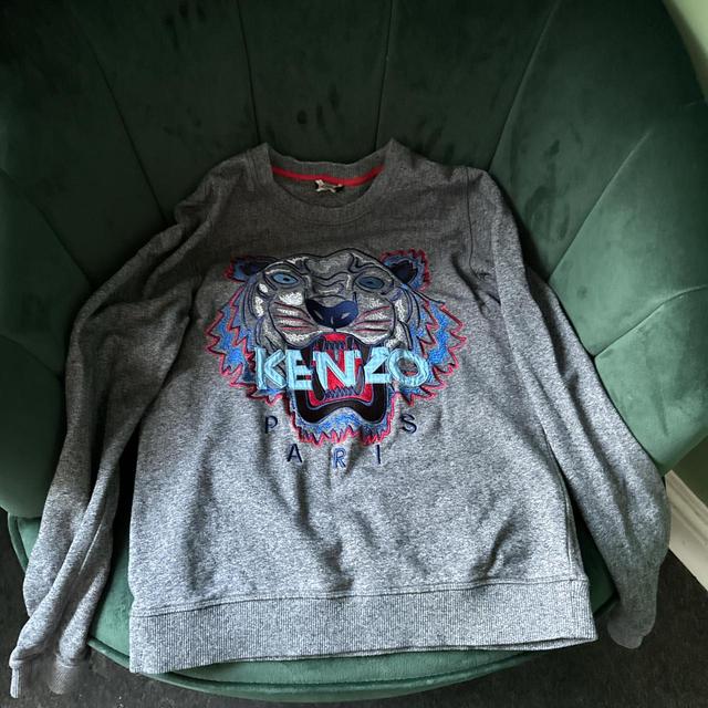 Kenzo Kids' Sweatshirt - Grey - 10 years on Productcaster.