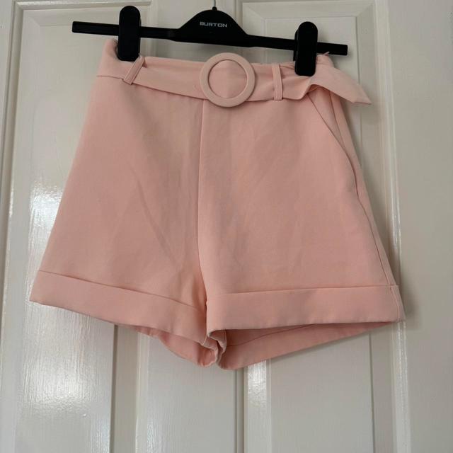 PrettyLittleThing Women's Shorts - Pink - UK 4 on Productcaster.